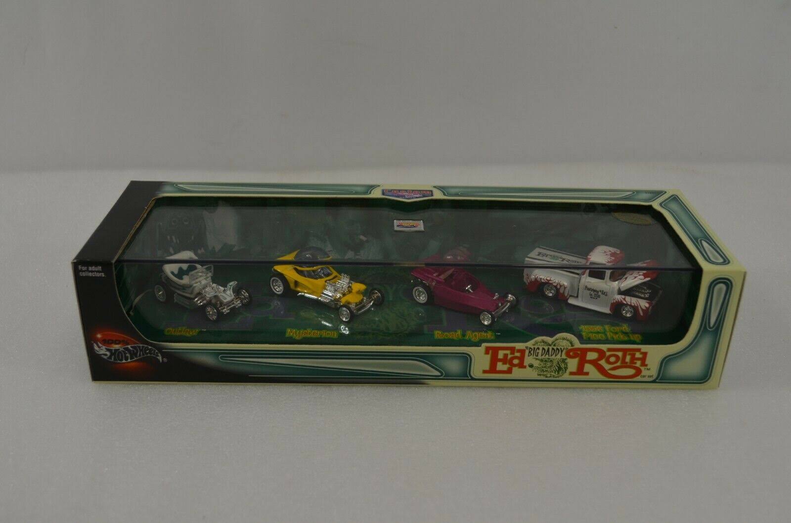 Hot Wheels 100% Custom Series Ed Big Daddy Roth 4 Car Set - WXF-02