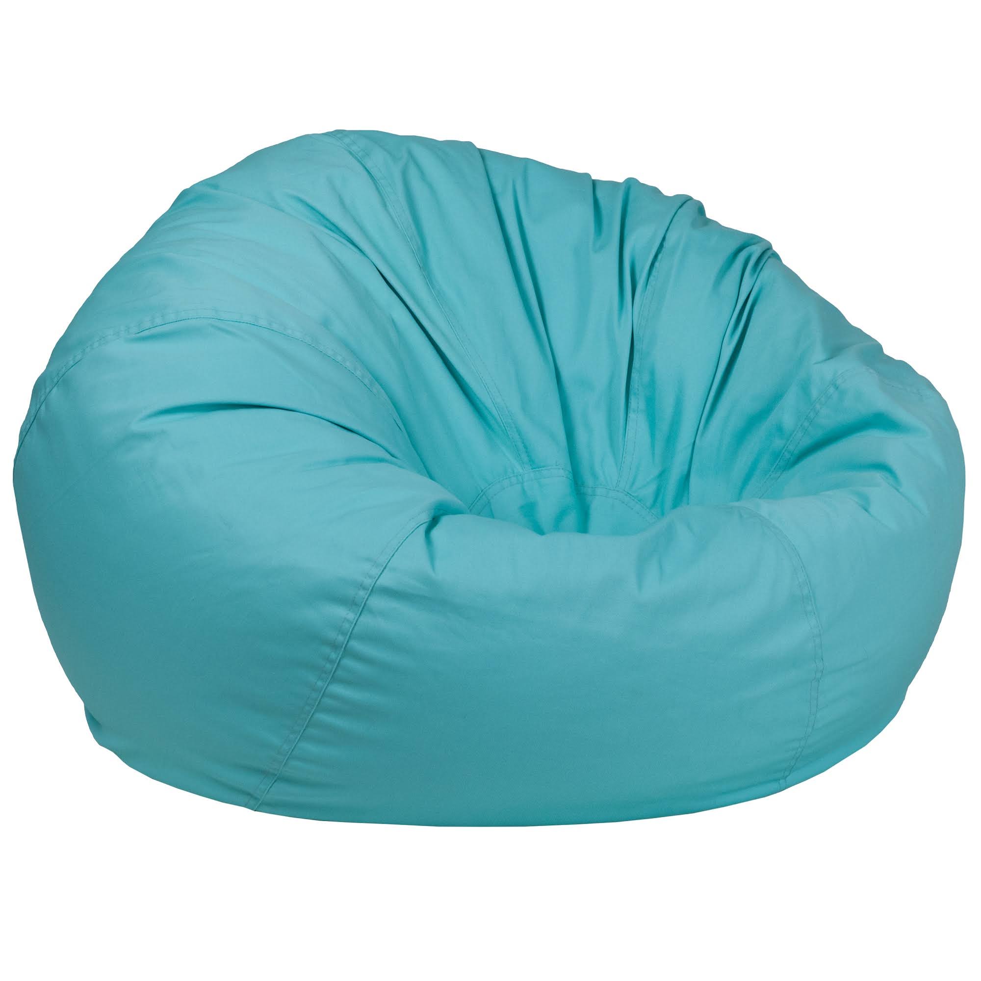 42x22 Mint Green Solid Contemporary Oversized Bean Bag Chair WXF02