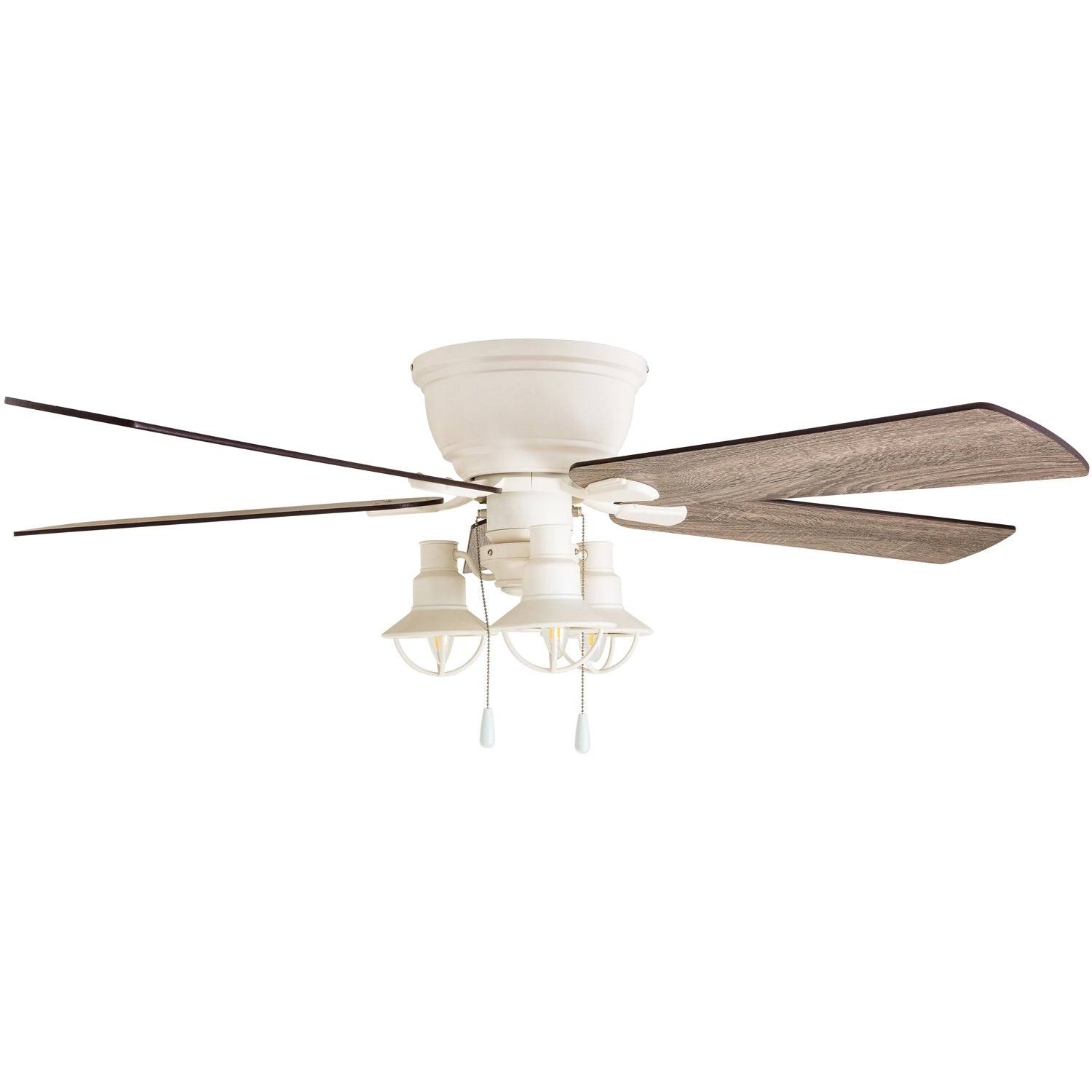 Carbon Loft HaeJoo 52Inch Coastal Indoor LED Ceiling Fan with 5