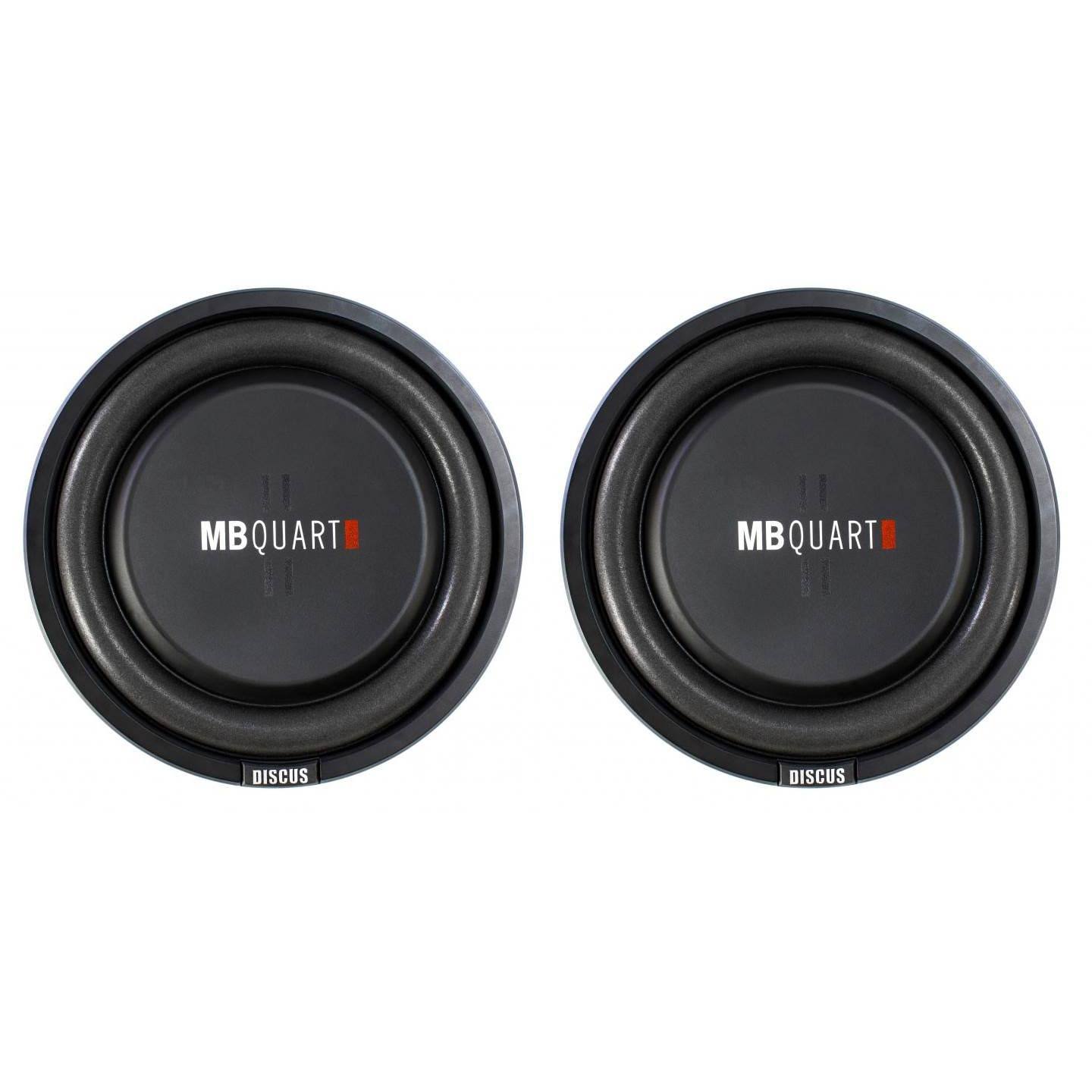 2 MB Quart Ds1304 800 Watt 12 inch Slim Shallow Subwoofers Car Truck