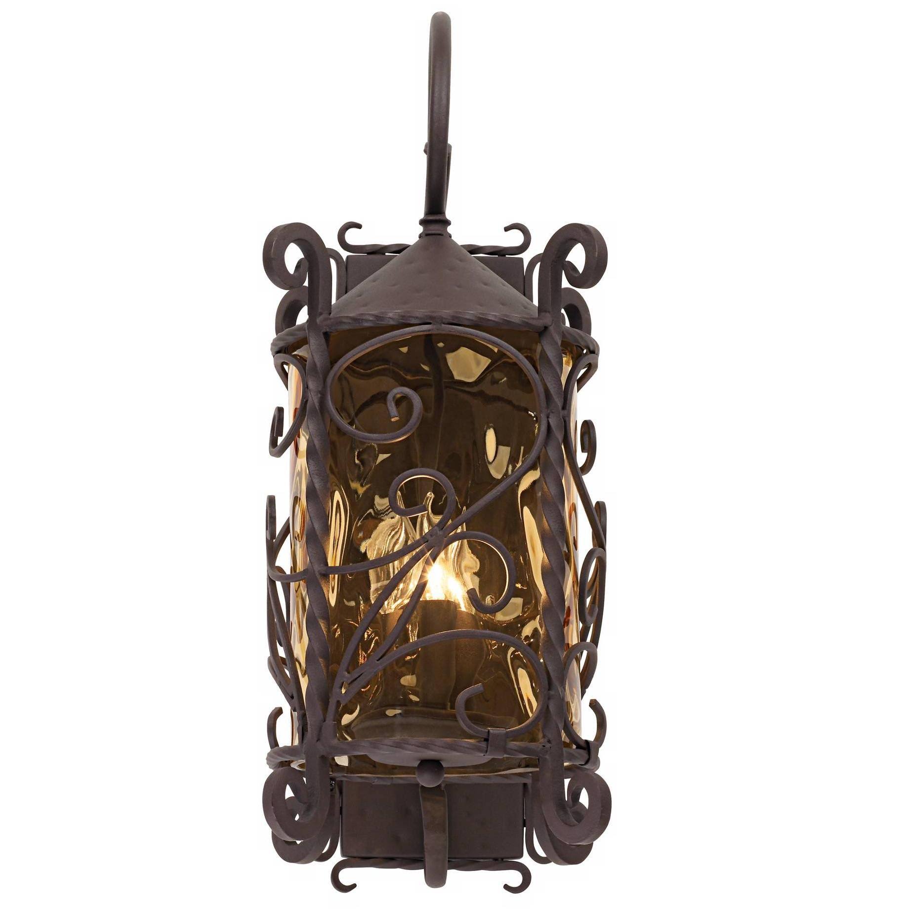 Casa Seville 23 3/4x22 High Iron Scroll Outdoor Wall Light WXF02