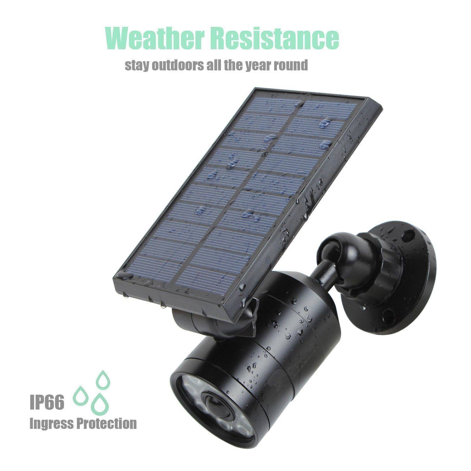 DrawGreen Solar Lights Outdoor Motion Sensor 1400Lumens Bright LED Spotlight 5W WXF02