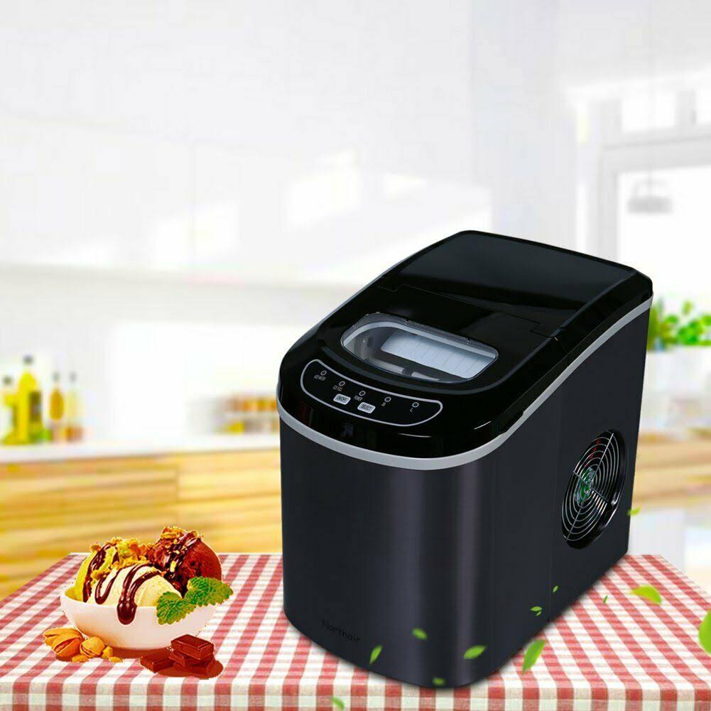Northair Stainless Steel Portable Countertop Ice Maker with 26 lb