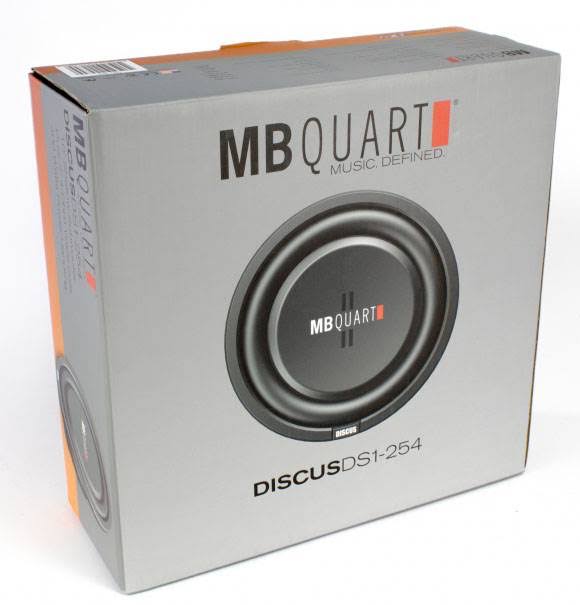 MB Quart DS1254 400 Watt 4 Ohm Shallow Slim Subwoofers Car Truck DVC