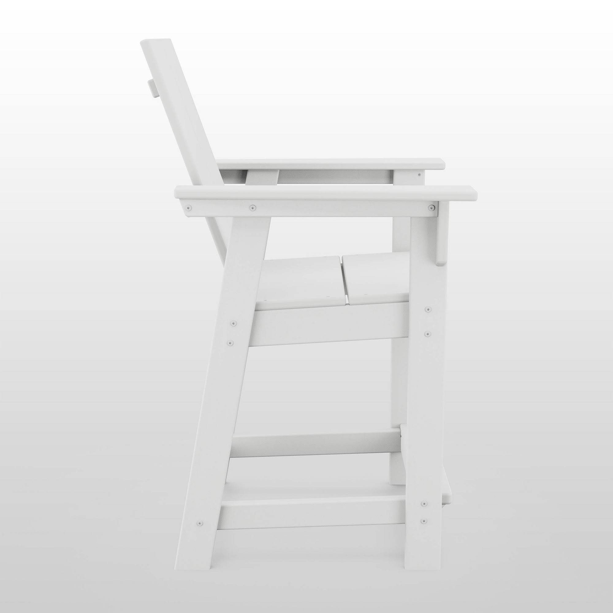 Moore POLYWOOD Patio Counter Chair White Project 62 WXF02