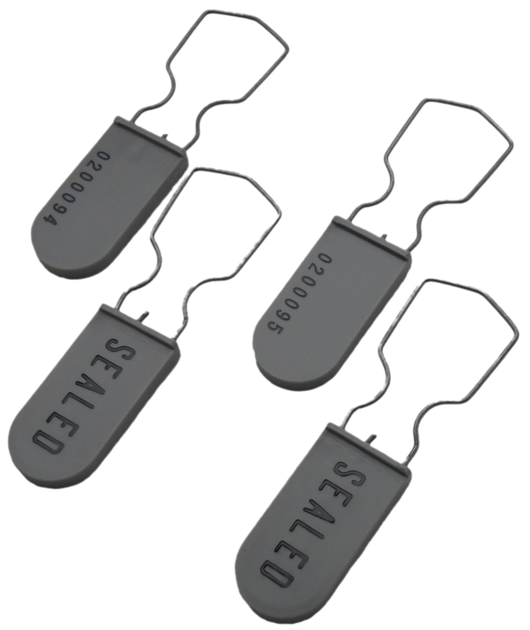 Electric Meter Security Seal Wire Padlock Grey Pack of 1000 WXF02