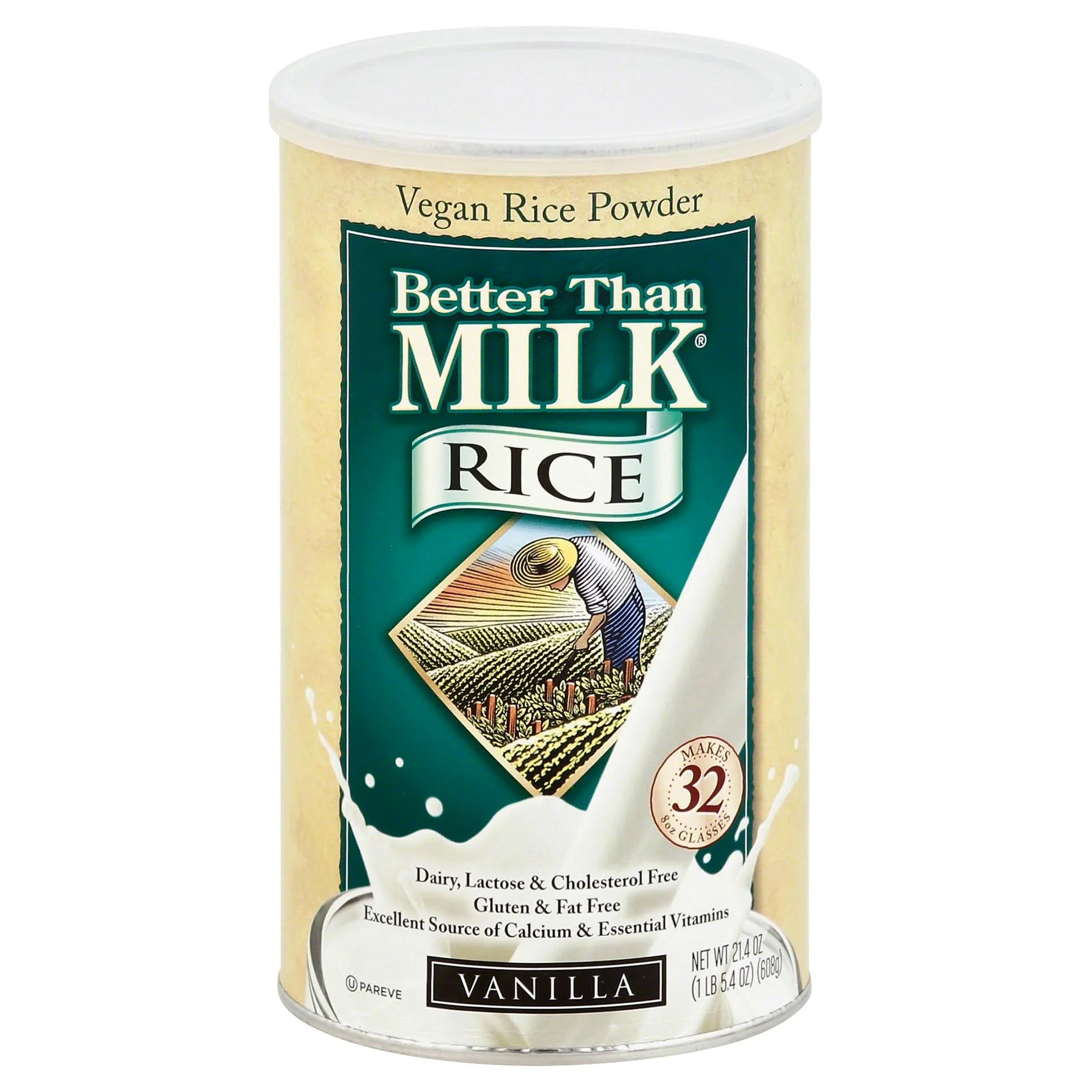 Better Than Milk Rice Powder, Vegan, Vanilla 21.4 oz WXF02