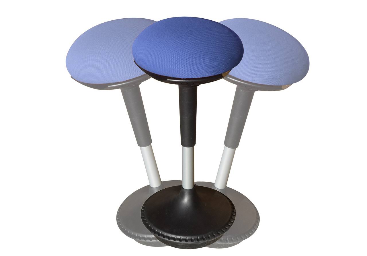 Uncaged Ergonomics Wobble Stool Active Sitting Balance Perch Perching Standing Desk Stand Up 1014