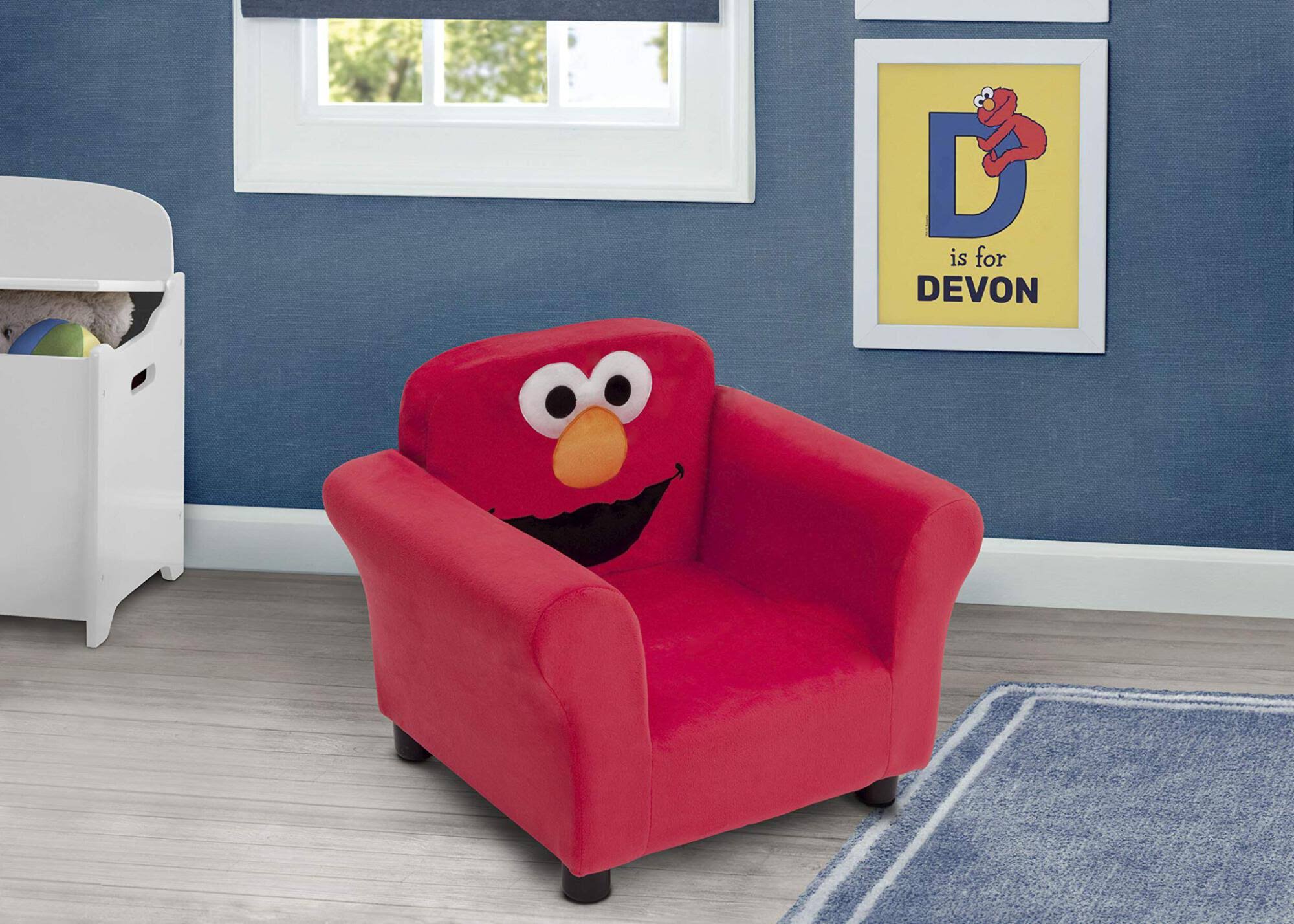 Sesame Street Elmo Upholstered Chair - Delta Children - WXF-02