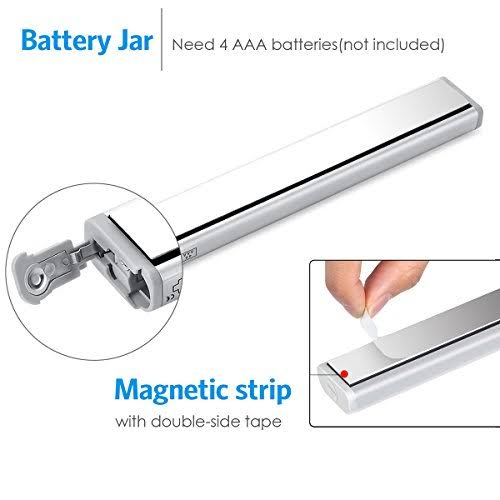 Amir Motion Sensor Closet Lights, DIY Stickon Anywhere Portable 10LED