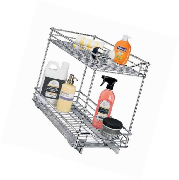 Lynk Professional Slide Out Double Shelf Pull Out Two Tier WXF02