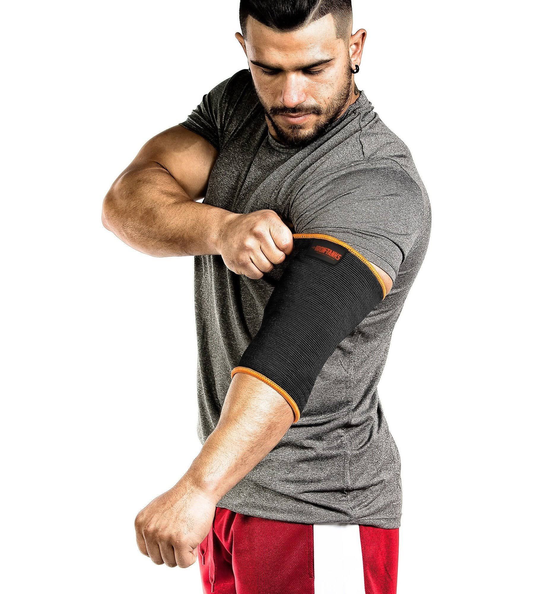 Constrictor 2Ply Elbow Sleeves Gym Bodybuilding Workout Iron Tanks, S