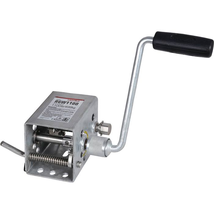 Endurance Marine Stainless Steel Boat Trailer Hand Winch — 500Lb