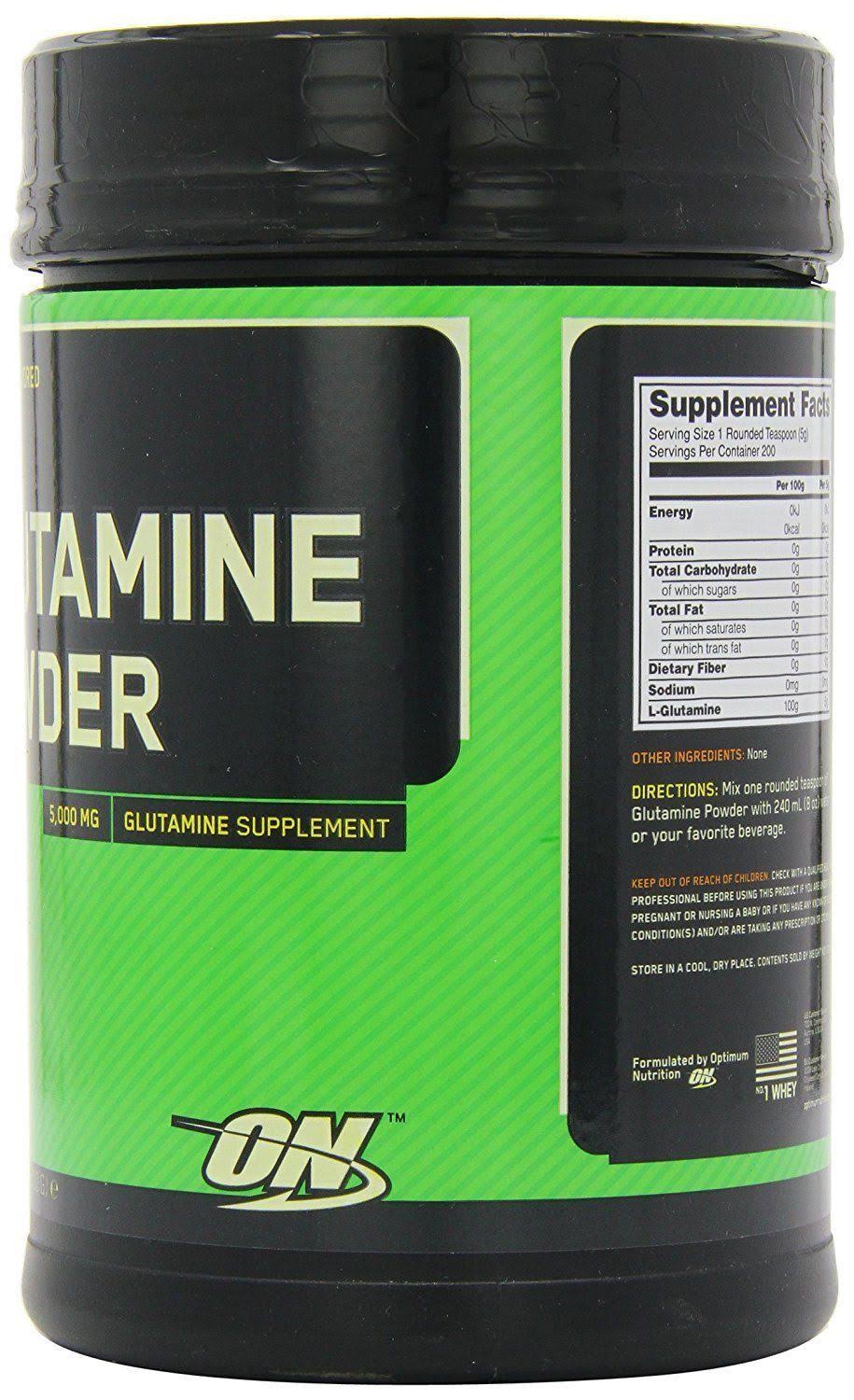 Optimum Nutrition LGlutamine Muscle Recovery Powder, 1000g WXF02