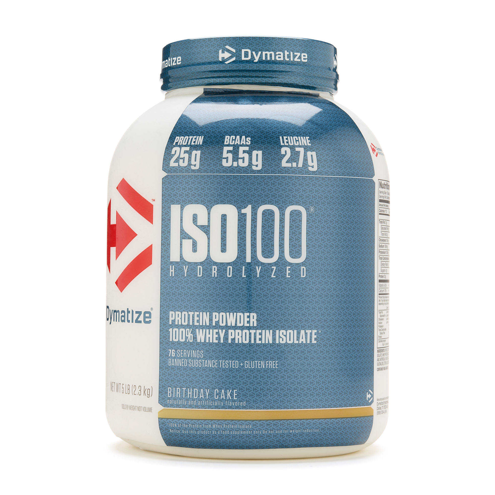 Dymatize ISO100 Hydrolyzed 100 Whey Protein Isolate Powder, Birthday