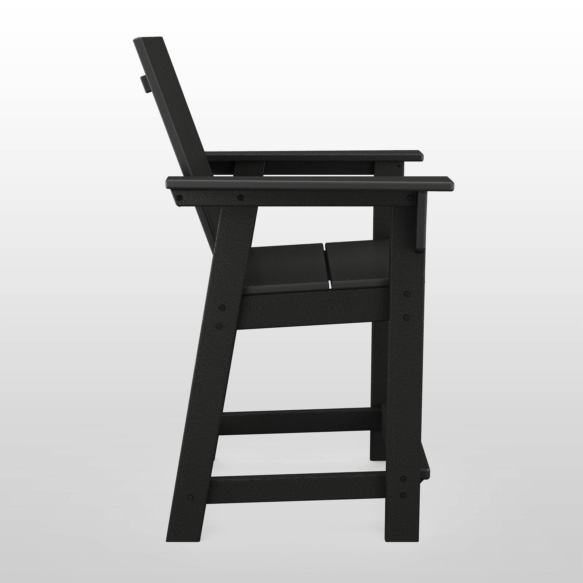 Moore POLYWOOD Patio Counter Chair Black Project 62 WXF02