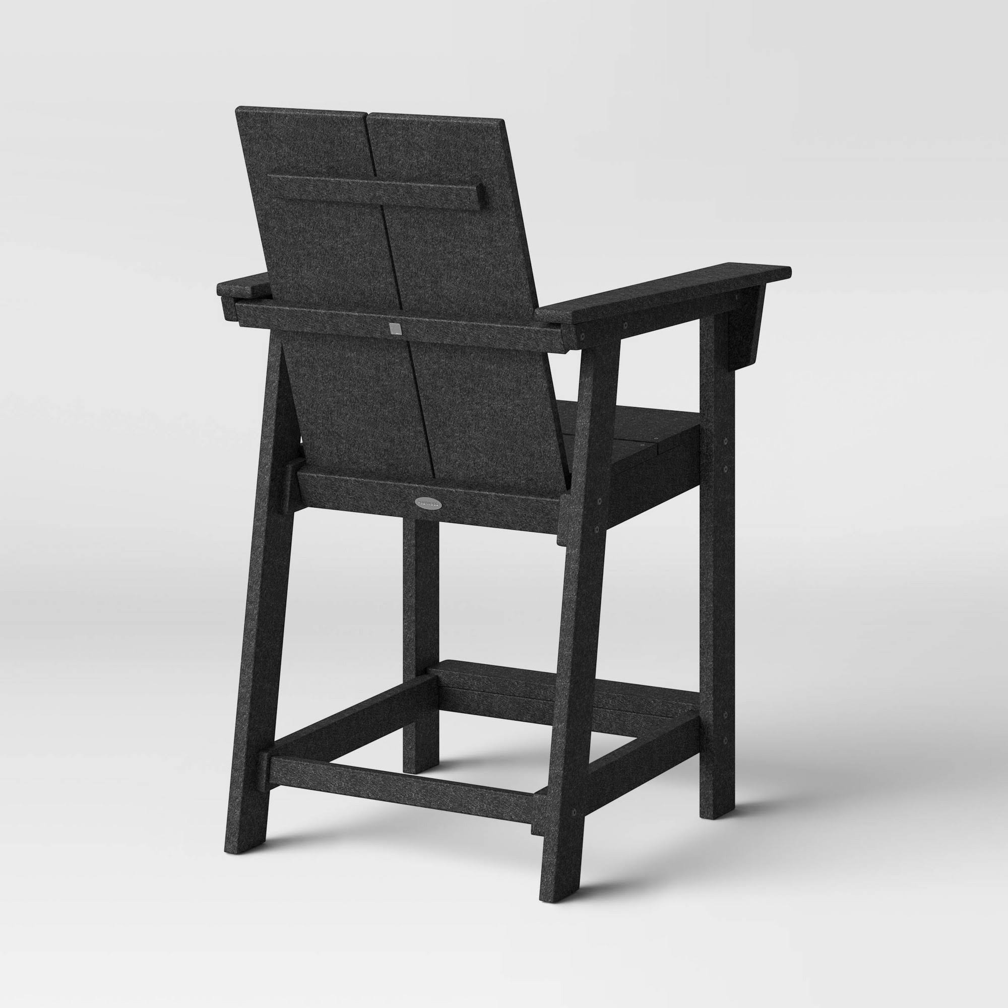 Moore POLYWOOD Patio Counter Chair Black Project 62 WXF02