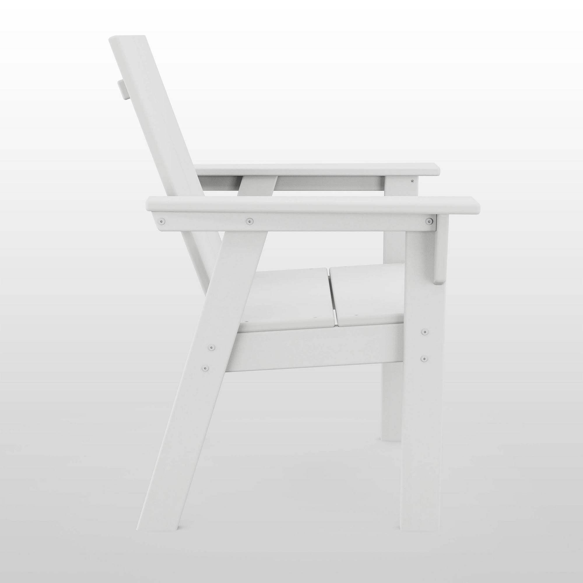 Moore POLYWOOD Patio Dining Chair White Project 62 WXF02