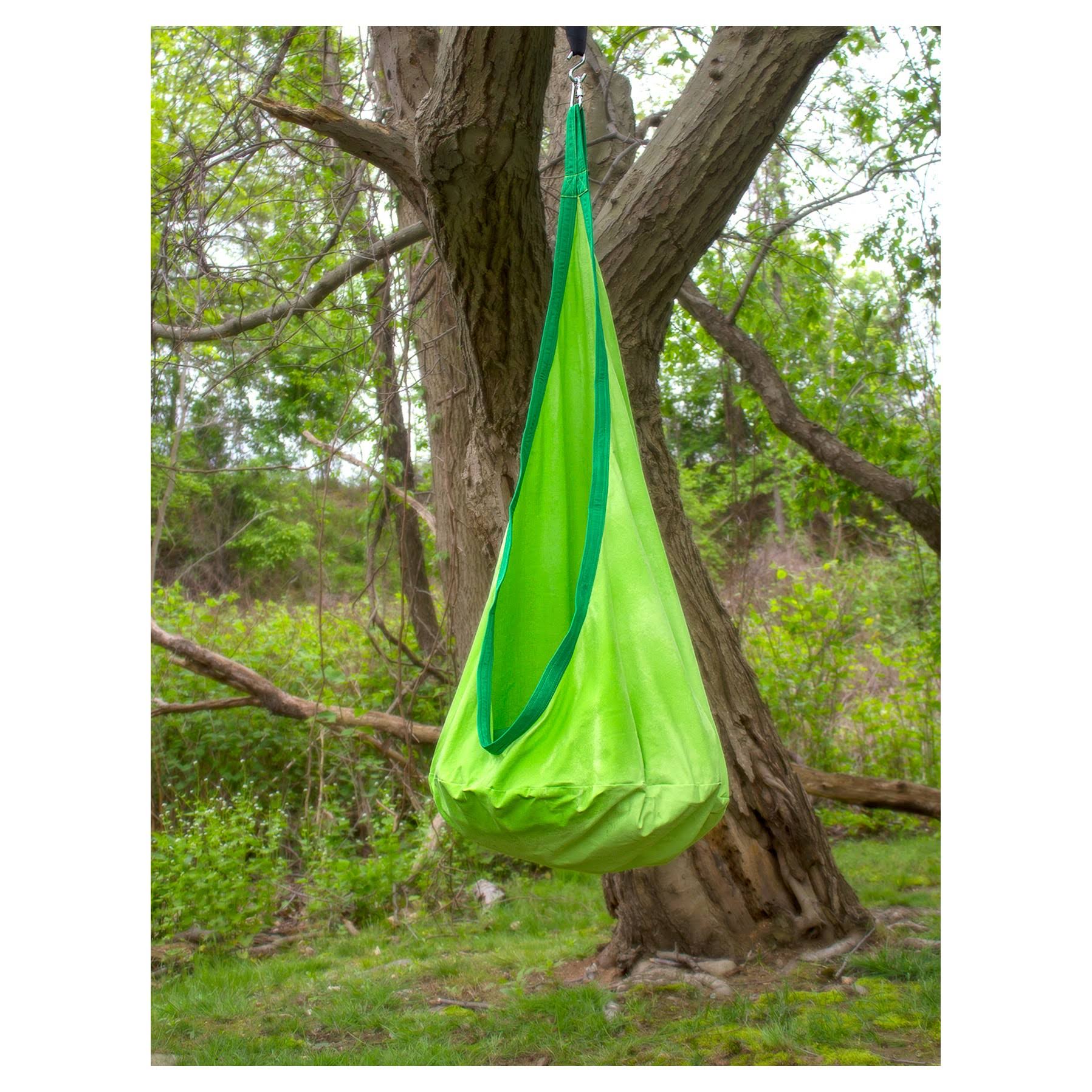 Sorbus Kids Pod Swing Chair Tent Hanging Seat Hammock, Green WXF02