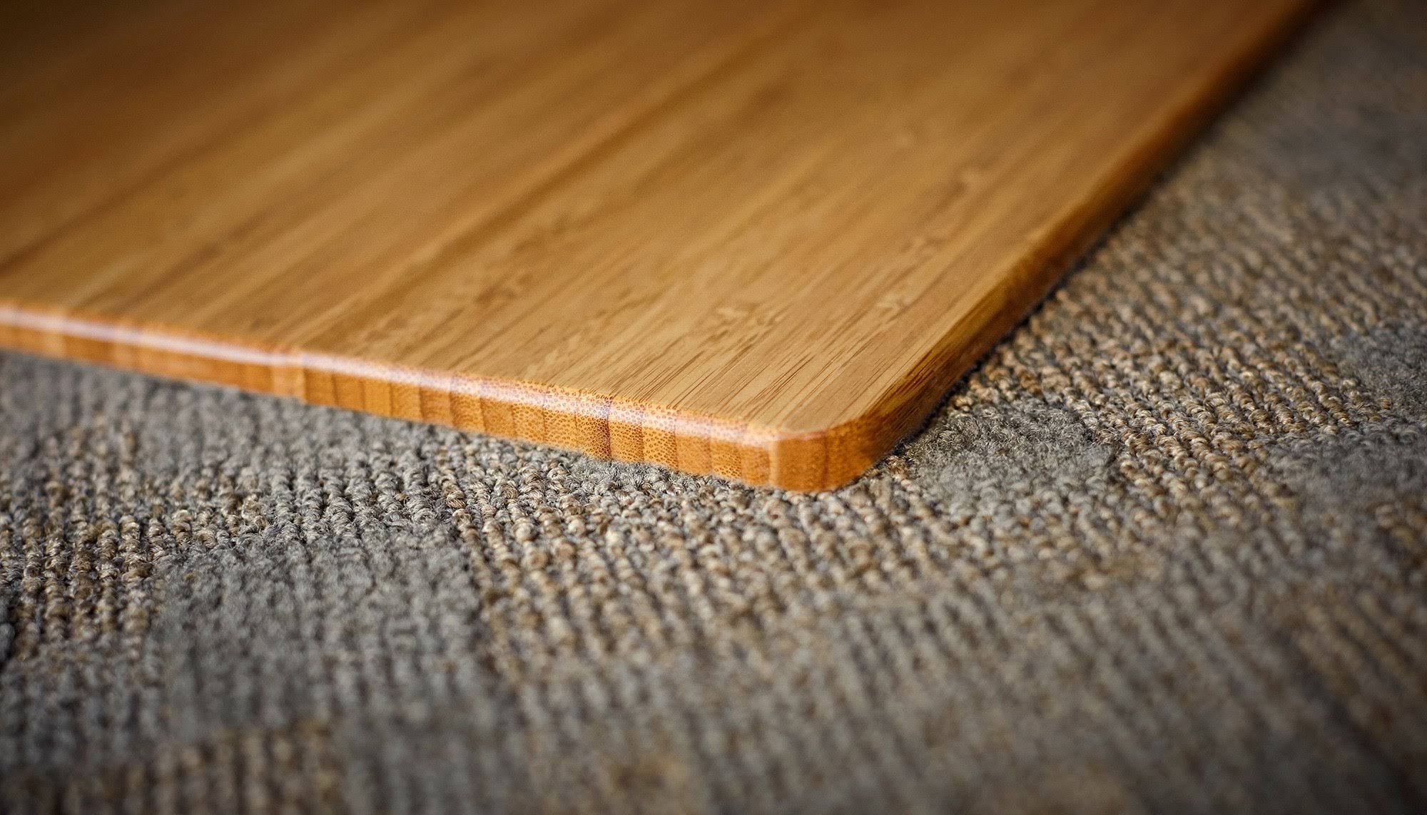 Anji Mountain Bamboo RollUp Chair Mat, Natural WXF02