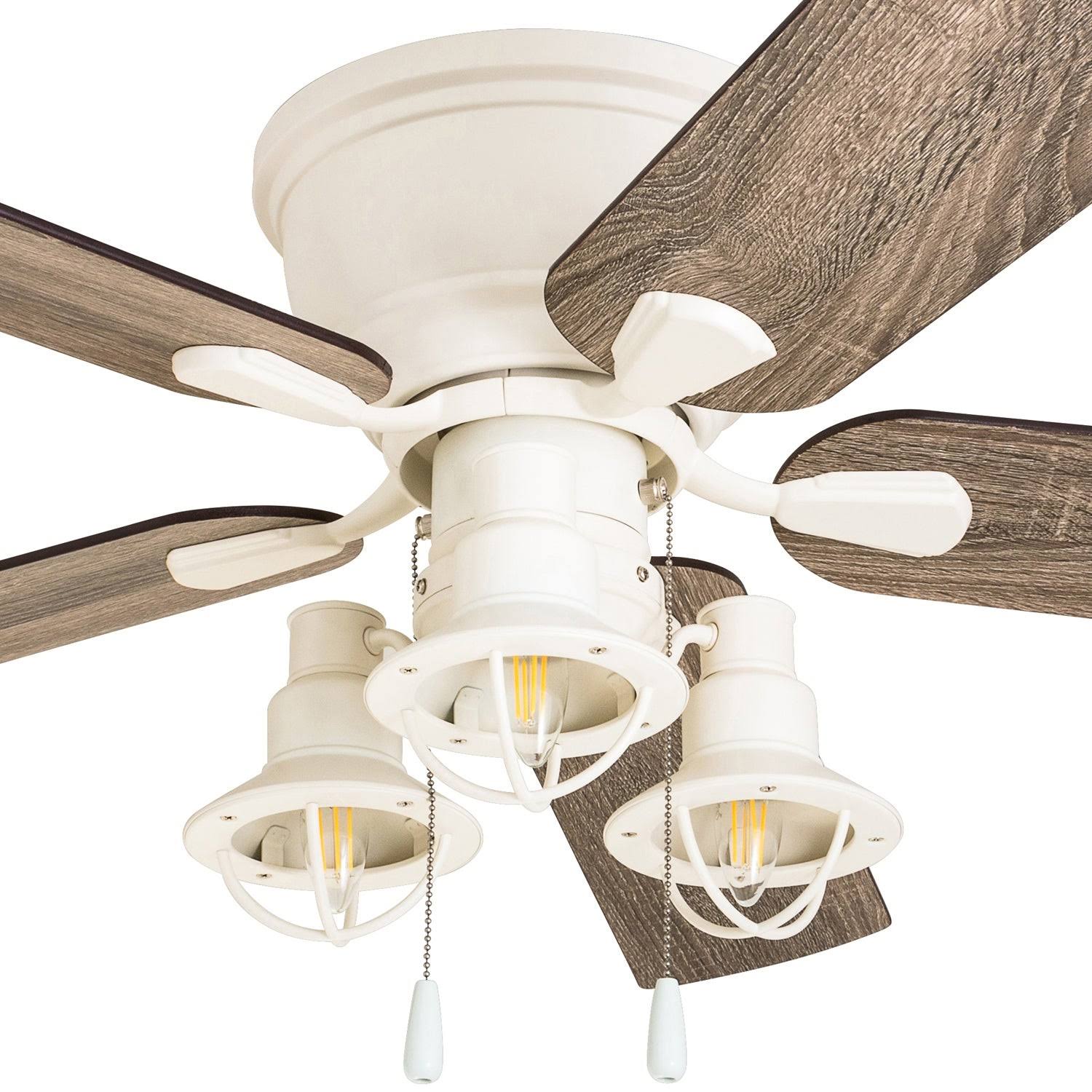 Carbon Loft HaeJoo 52Inch Coastal Indoor LED Ceiling Fan with 5