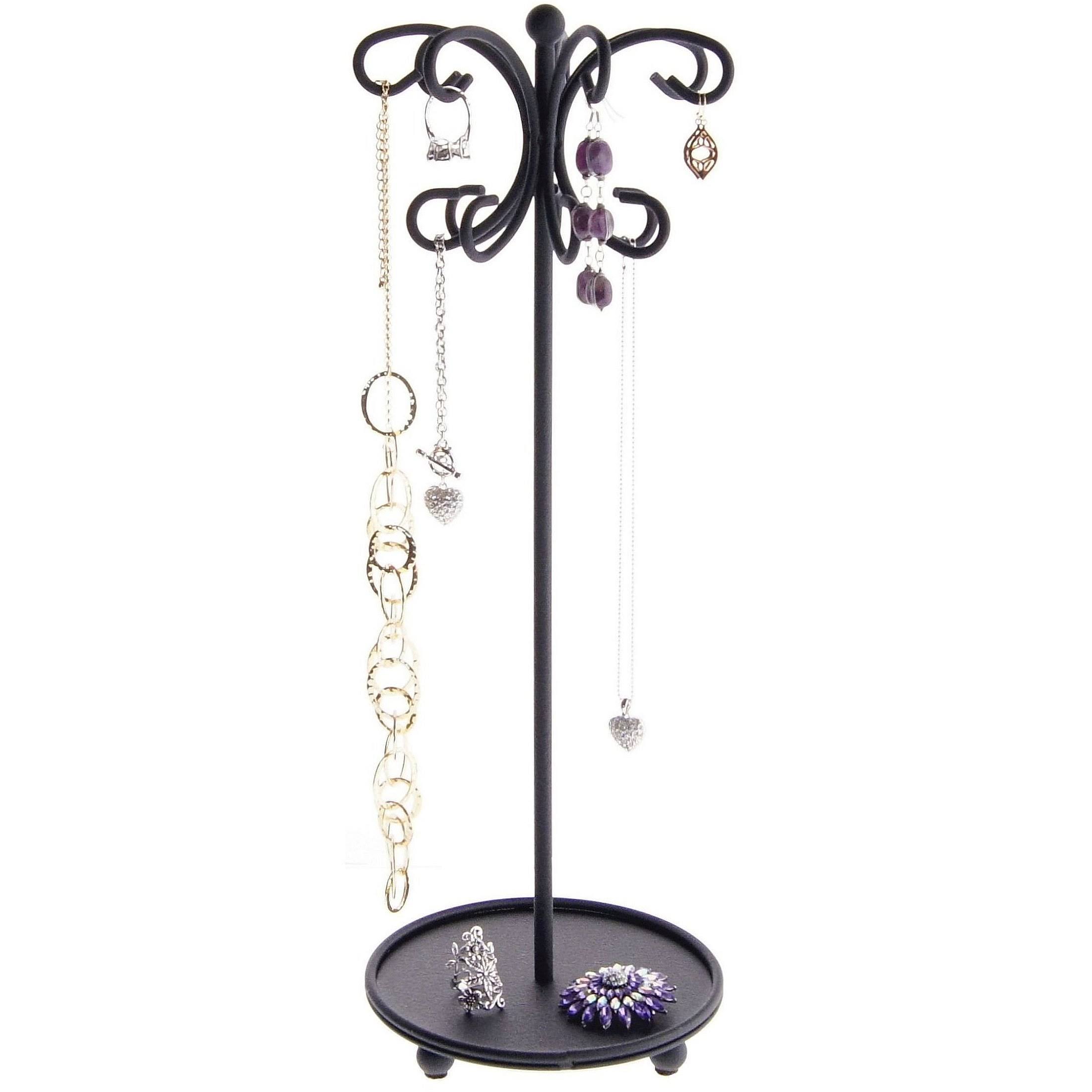 Tall Necklace Holder Display Stand Jewelry Organizer Tree Hanging