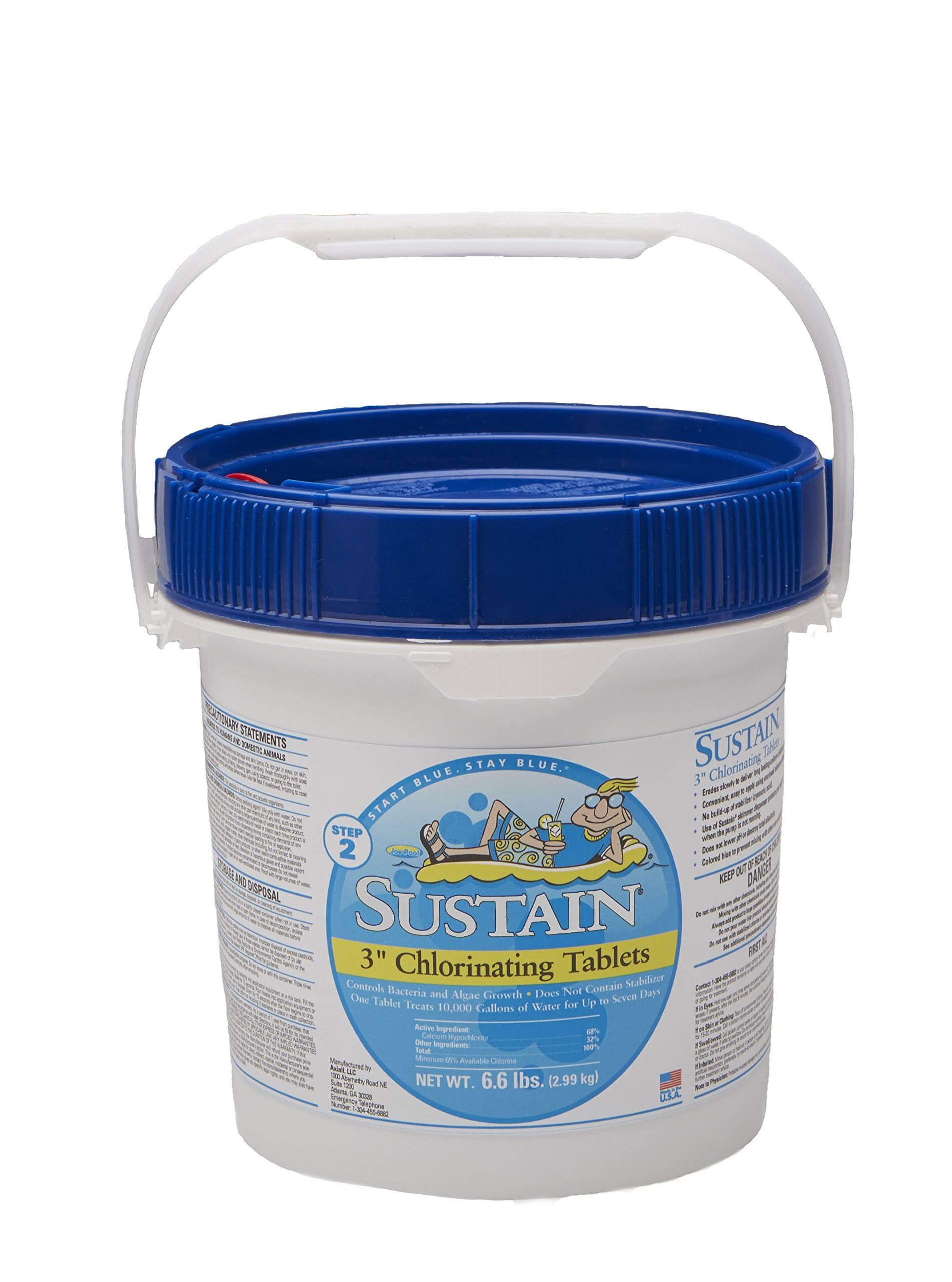 Sustain 3x22 Blue Chlorinating Pool Tablets - Wxf-02