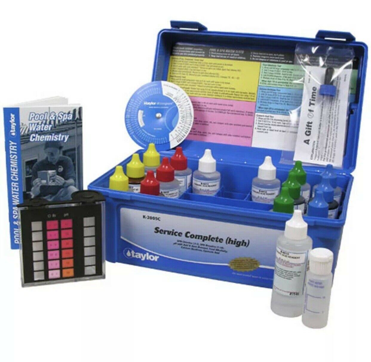 Taylor K2005C Service Complete Swimming Pool Water Test Kit WXF02