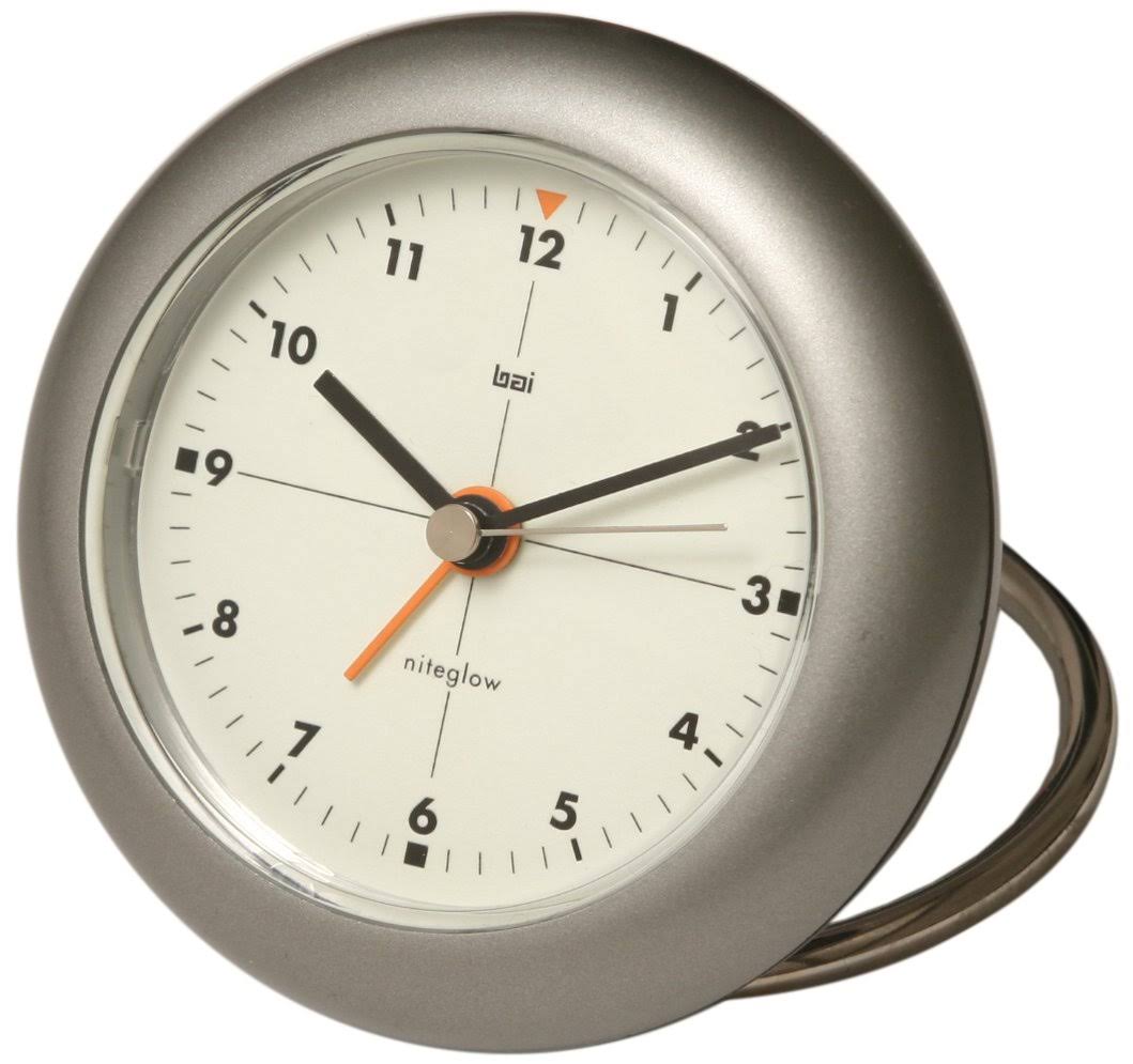 Bai Design Rondo Travel Alarm CLOCK; Formula 1 Gunmetal WXF02