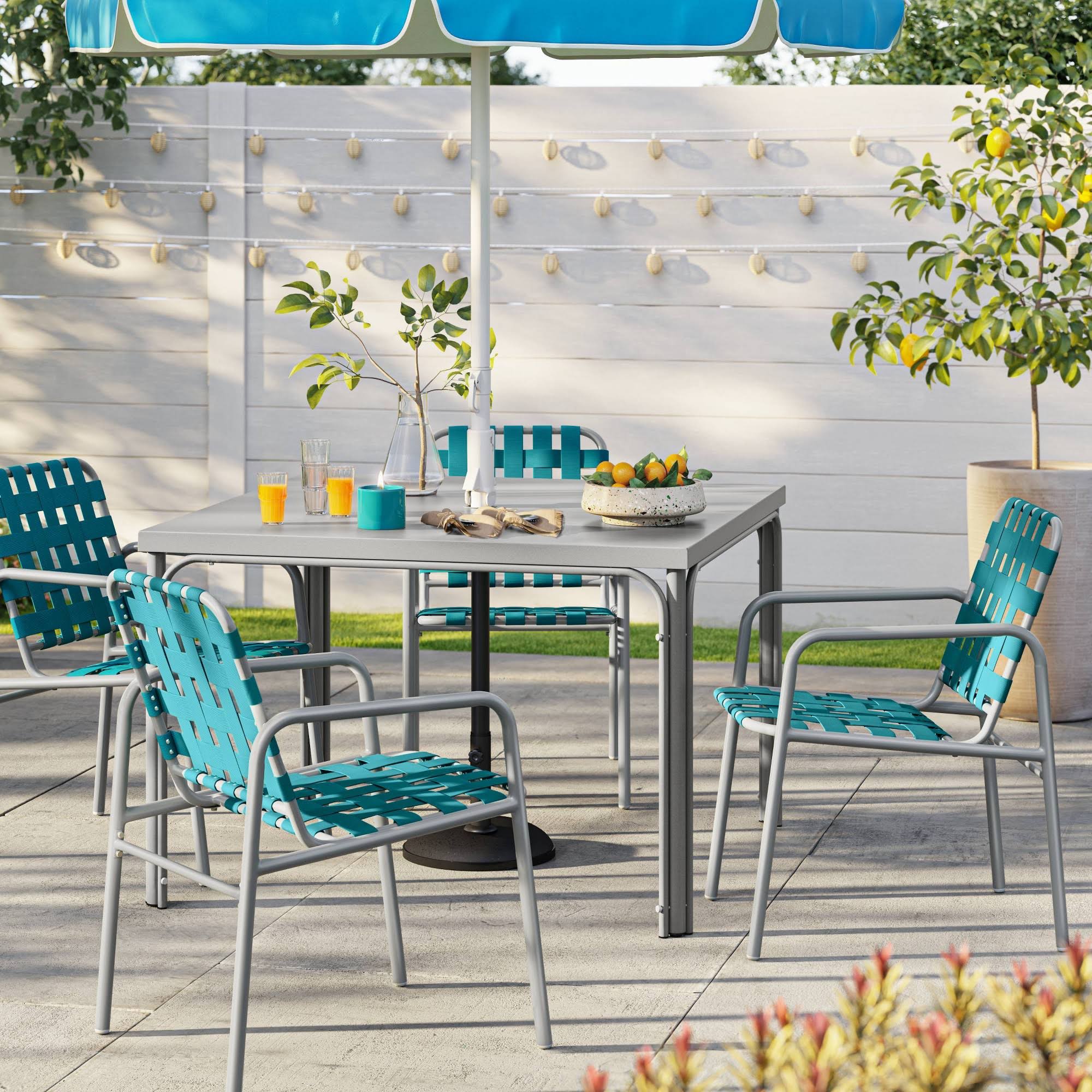 Acton 4pk Strapping Patio Dining Chair Project 62 WXF02