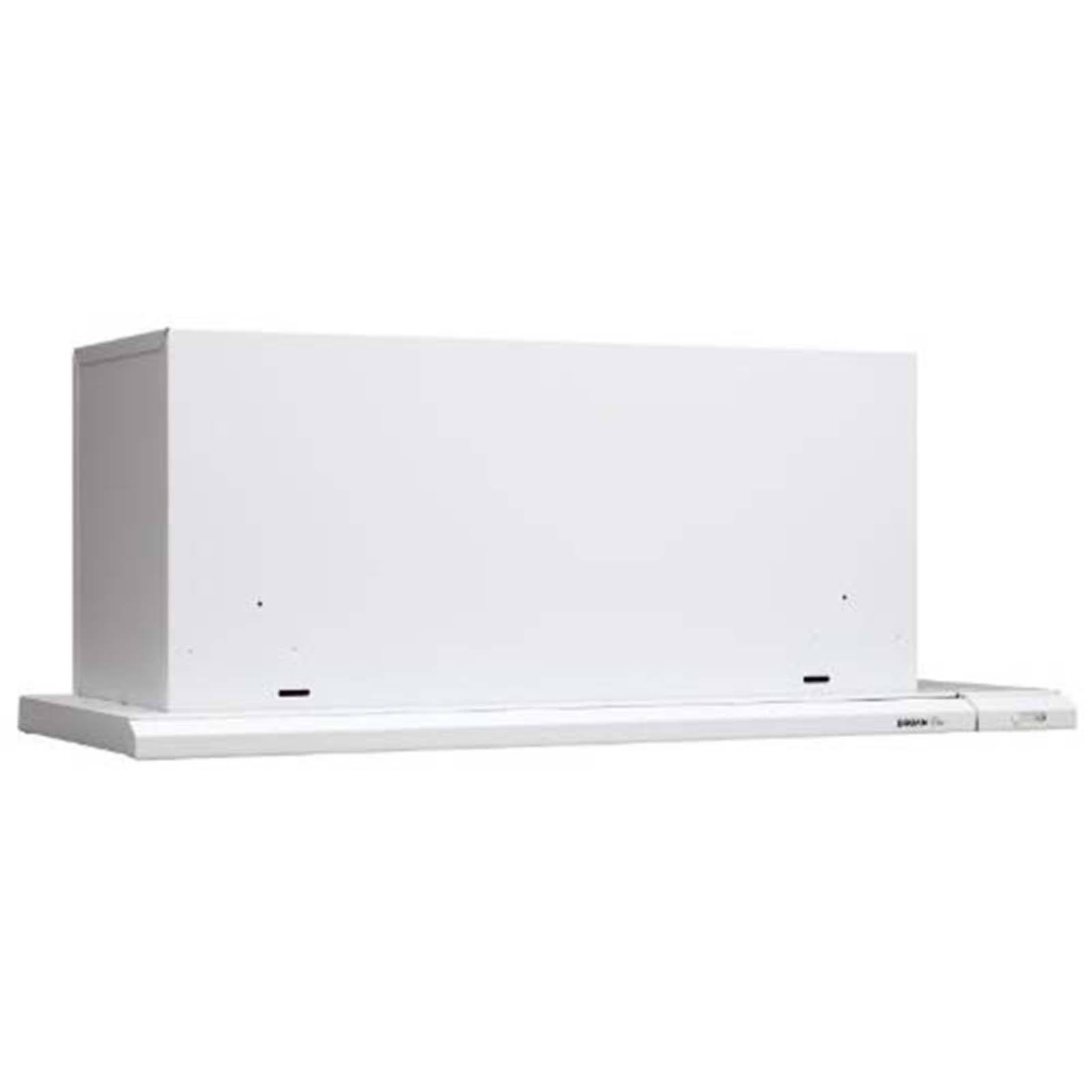 Broan 153601 Slide Out Range Hood, 36Inch 300 CFM, White WXF02