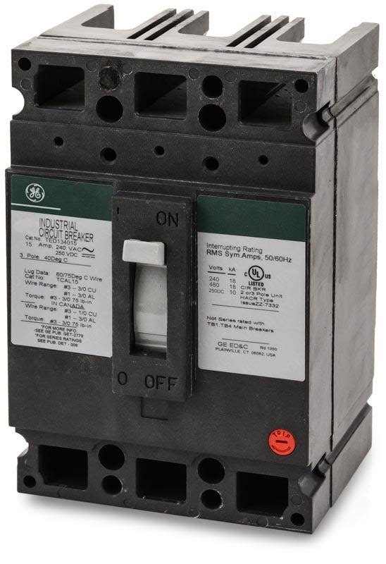 General Electric TED134015 Circuit Breaker WXF02