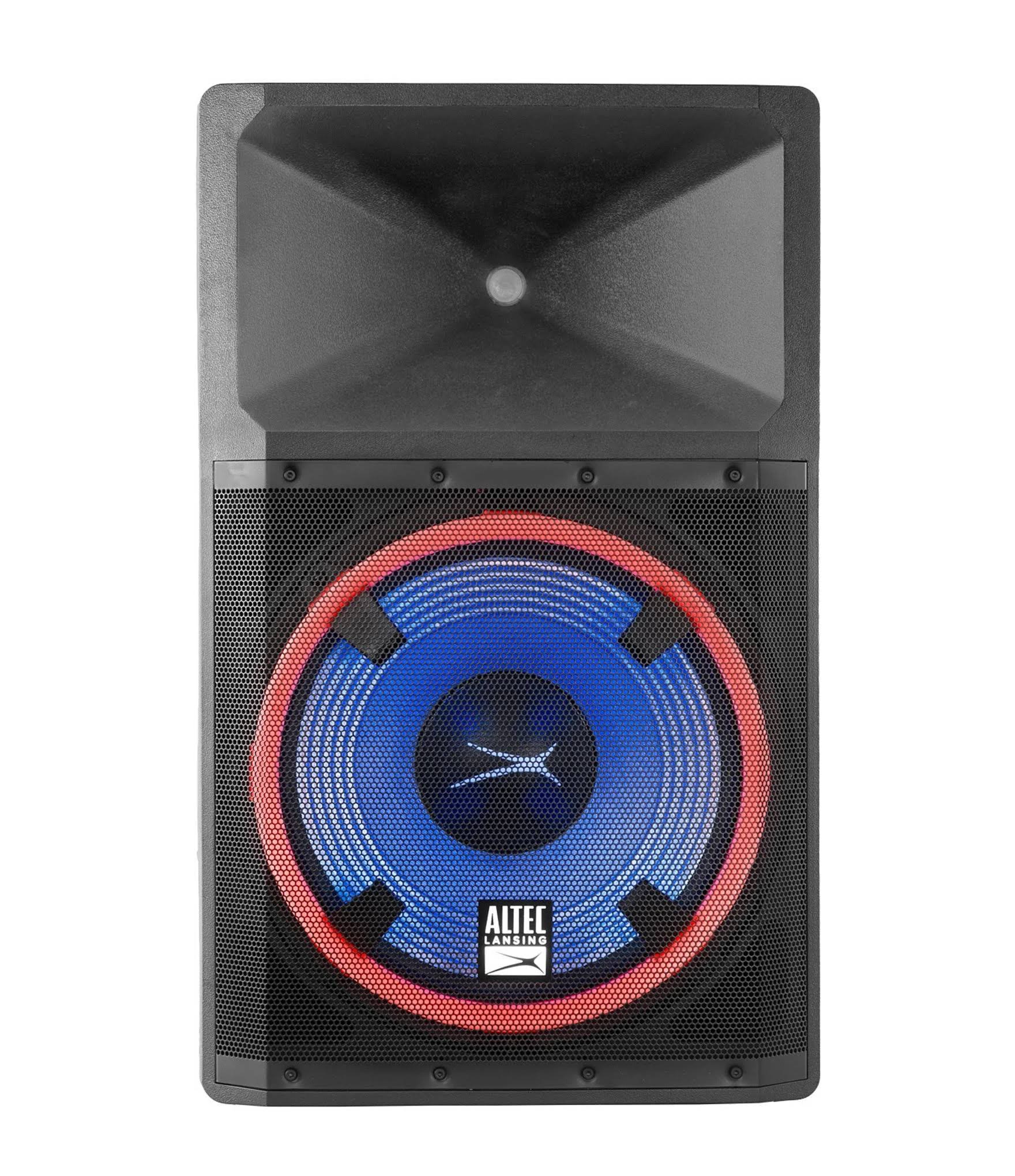 altec lansing lightning active led portable bluetooth speaker