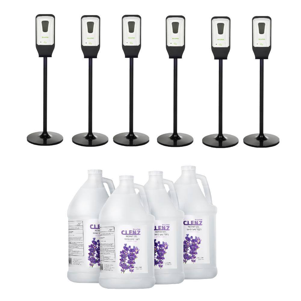 Alpine Industries 1200 ml Automatic Hand Sanitizer Dispenser and Floor