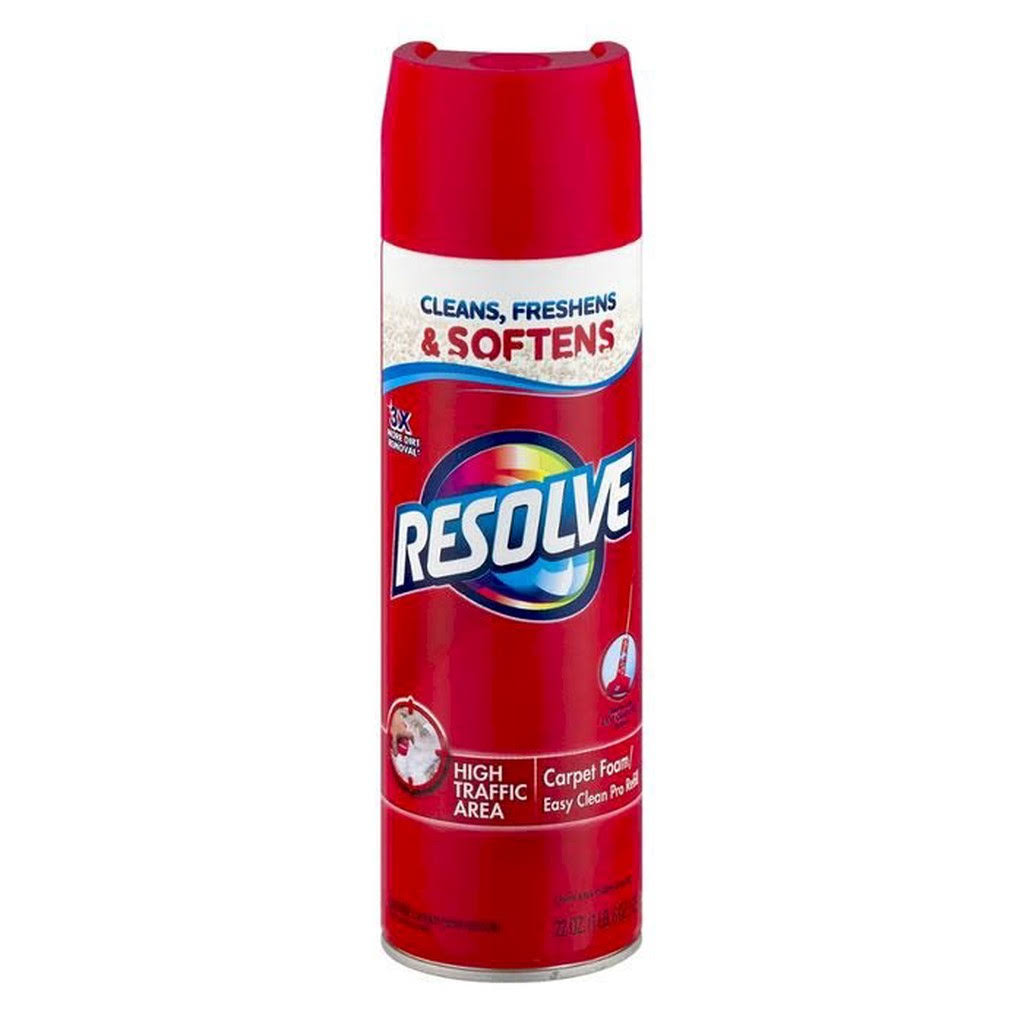 Resolve High Traffic Large Area Carpet Cleaner Foam 22 fl oz can WXF02