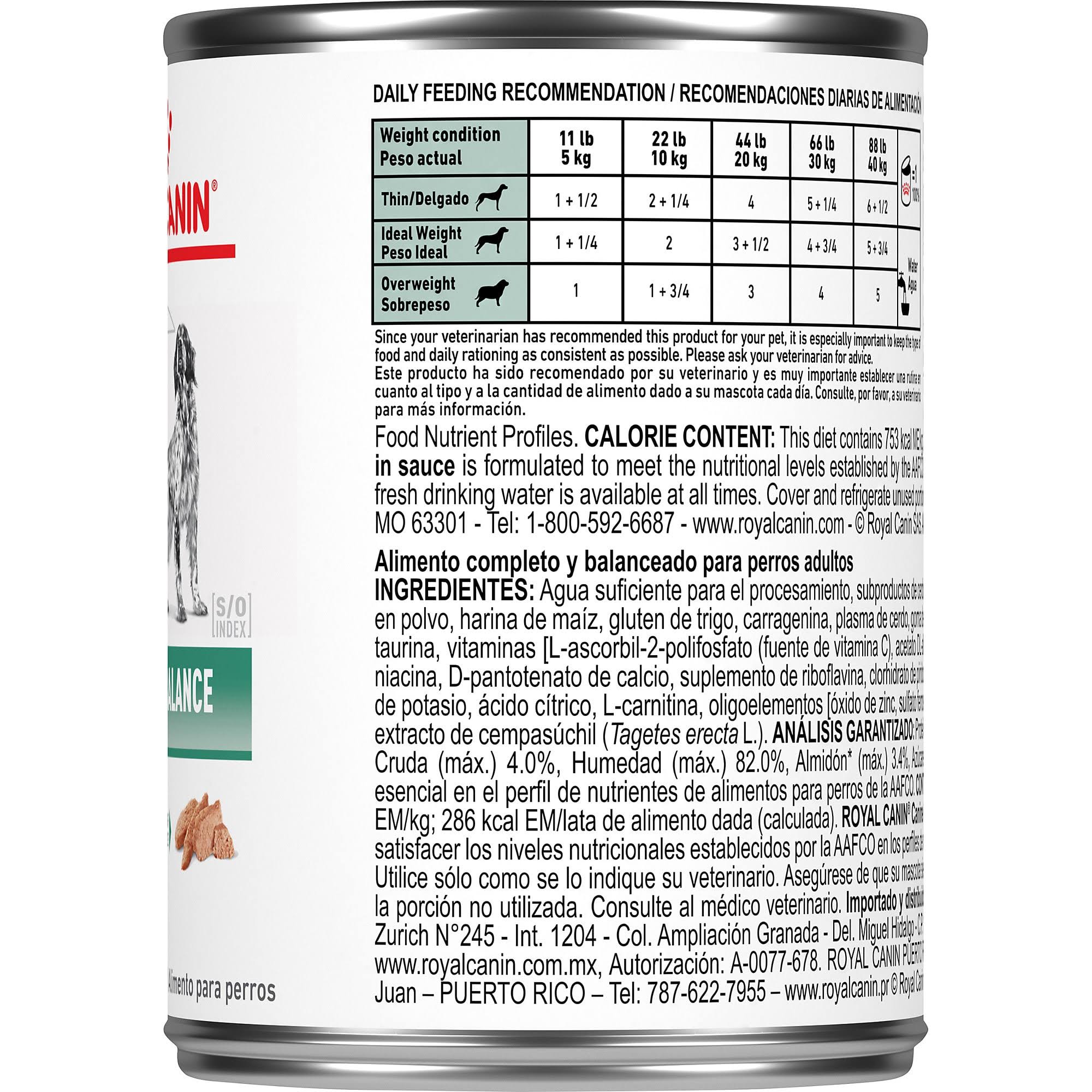 Royal Canin Veterinary Diet Canine Glycobalance in Gel Canned Dog Food