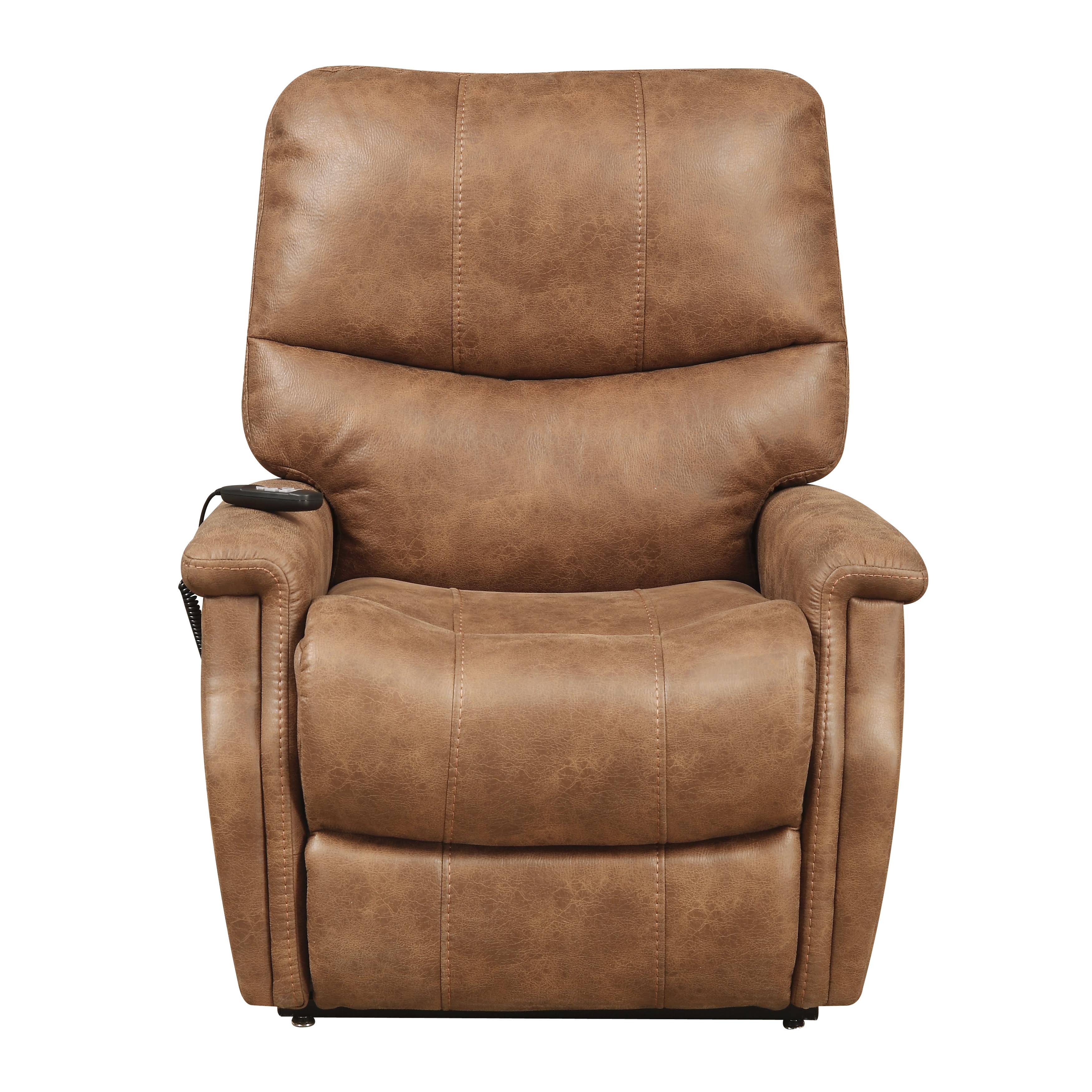 Pulaski Remote Lift Recliner Arm Chair, Badlands Saddle WXF02