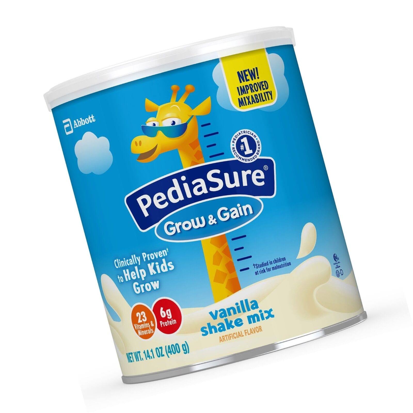 PediaSure Grow & Gain NonGMO Vanilla Shake Mix Powder, Nutrition Shake