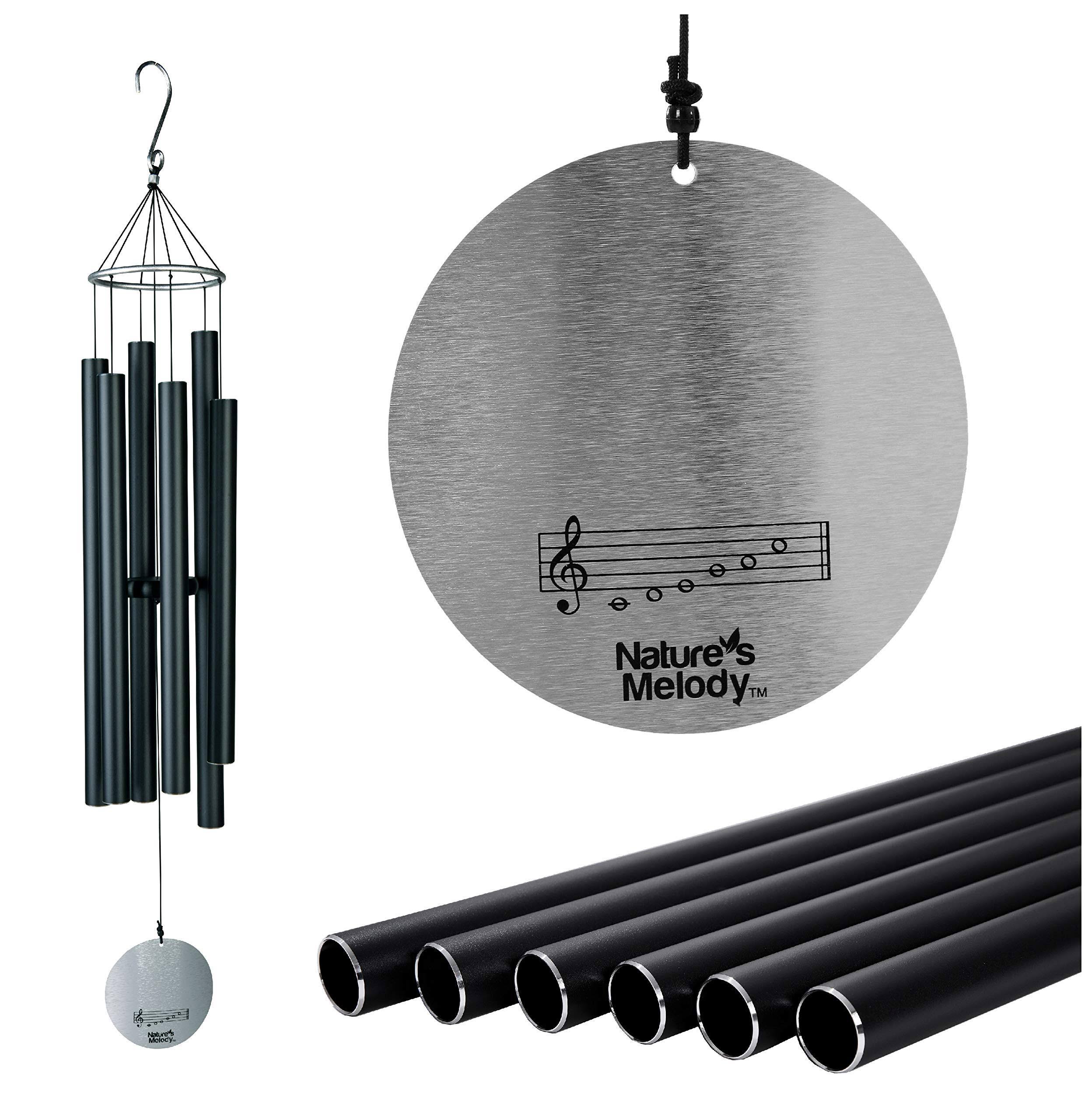 Natures Melody Aureole Tunes Wind Chimes Outdoor Windchime with 6 Tubes