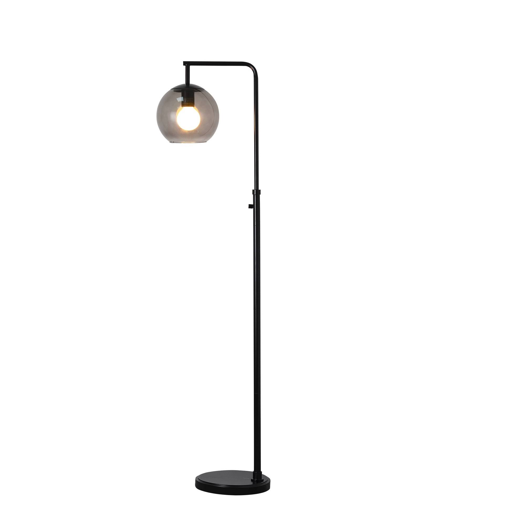 Glass Floor Lamp Black (Includes LED Light Bulb) Project 62 WXF02