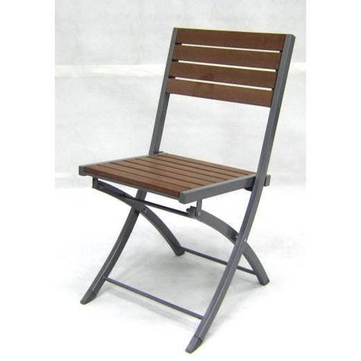 Bryant Faux Wood Folding Patio Bistro Chair Project 62 WXF02