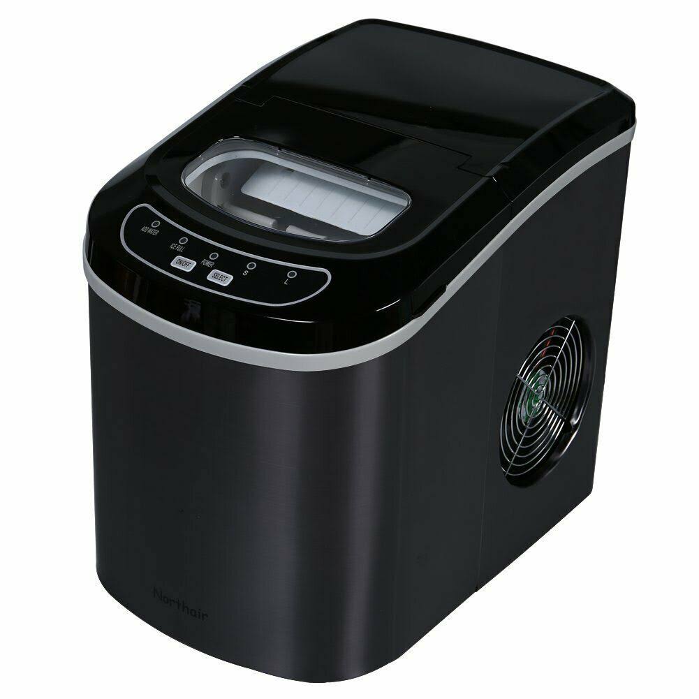 Northair Stainless Steel Portable Countertop Ice Maker with 26 lb