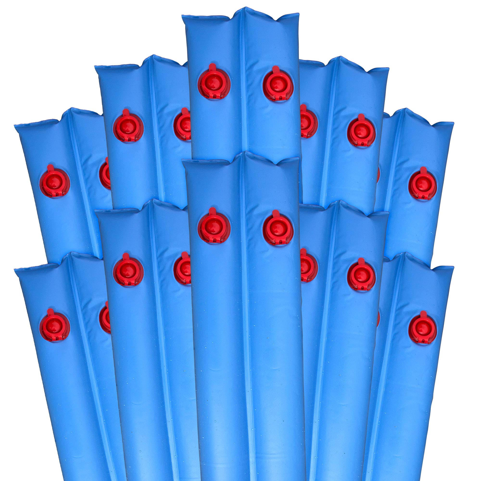 Pool Mate 8 ft. Blue DoubleChamber HeavyDuty Water Tubes for Winter