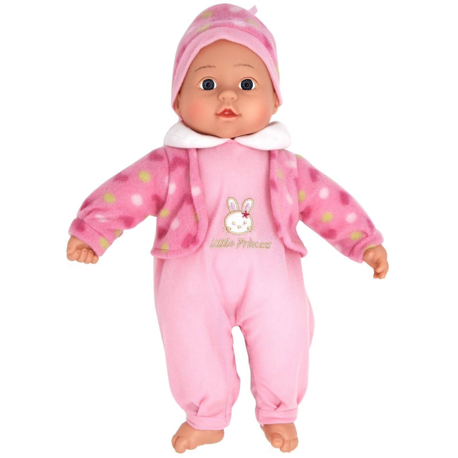 My First Baby Doll Stroller Soft Body Talking Baby Doll Included Fun