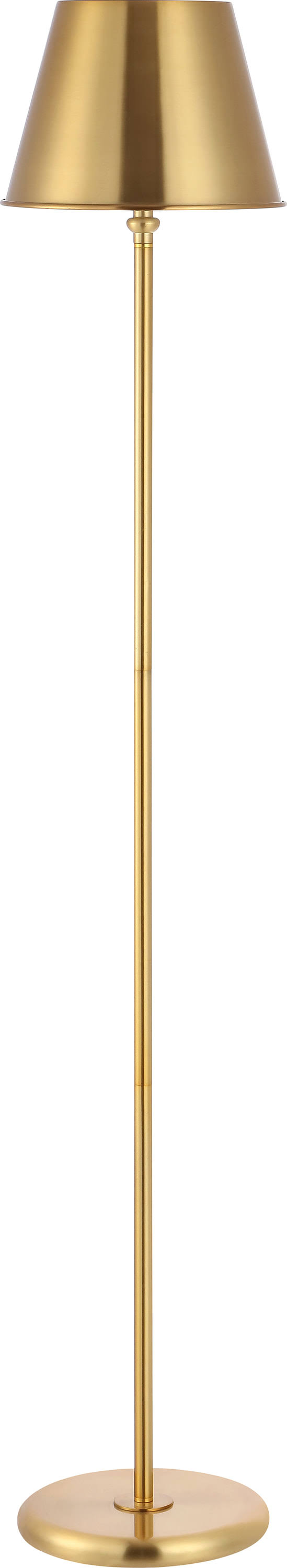 Safavieh FLL4094A Asher Iron Floor Lamp Brass - WXF-02