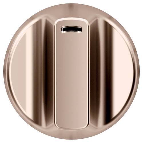 Cafe Brushed Copper Front Control Electric Knobs and Handle KitCXFCEHKPMCU WXF02