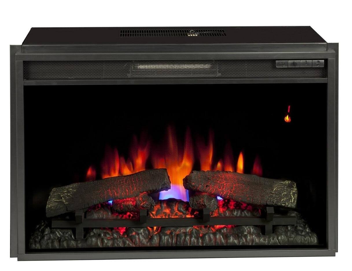 ClassicFlame 26EF031GRP 26" Electric Fireplace Insert with Safer Plug