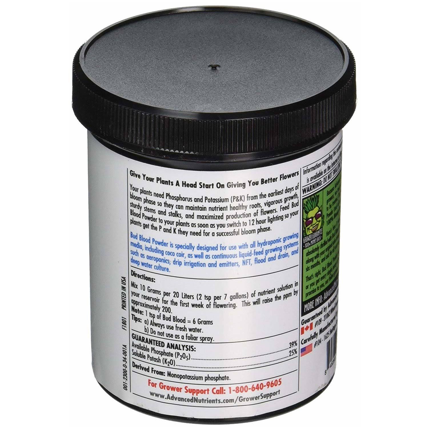 Advanced Nutrients Bud Blood Powder 300 G WXF 02