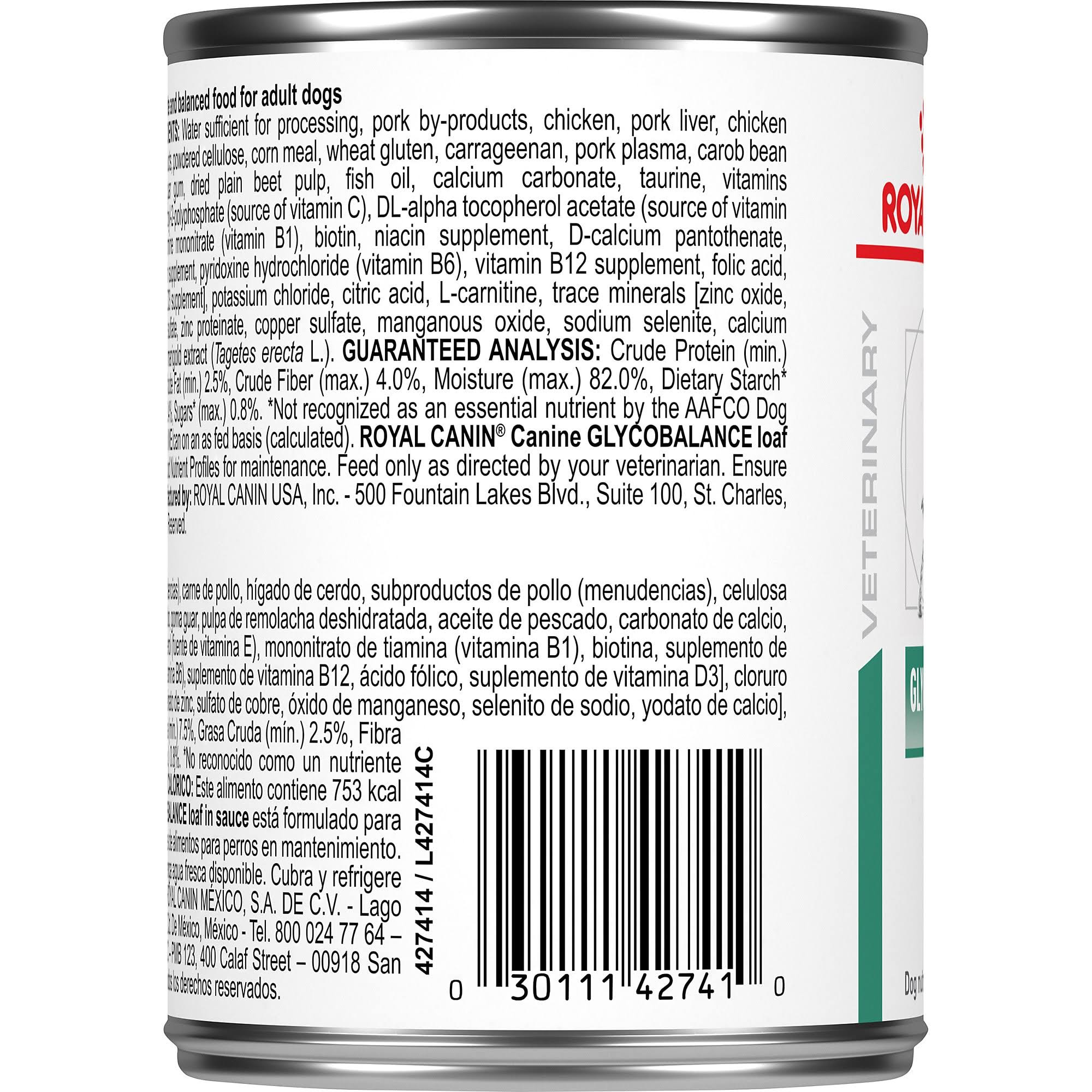 Royal Canin Veterinary Diet Canine Glycobalance in Gel Canned Dog Food