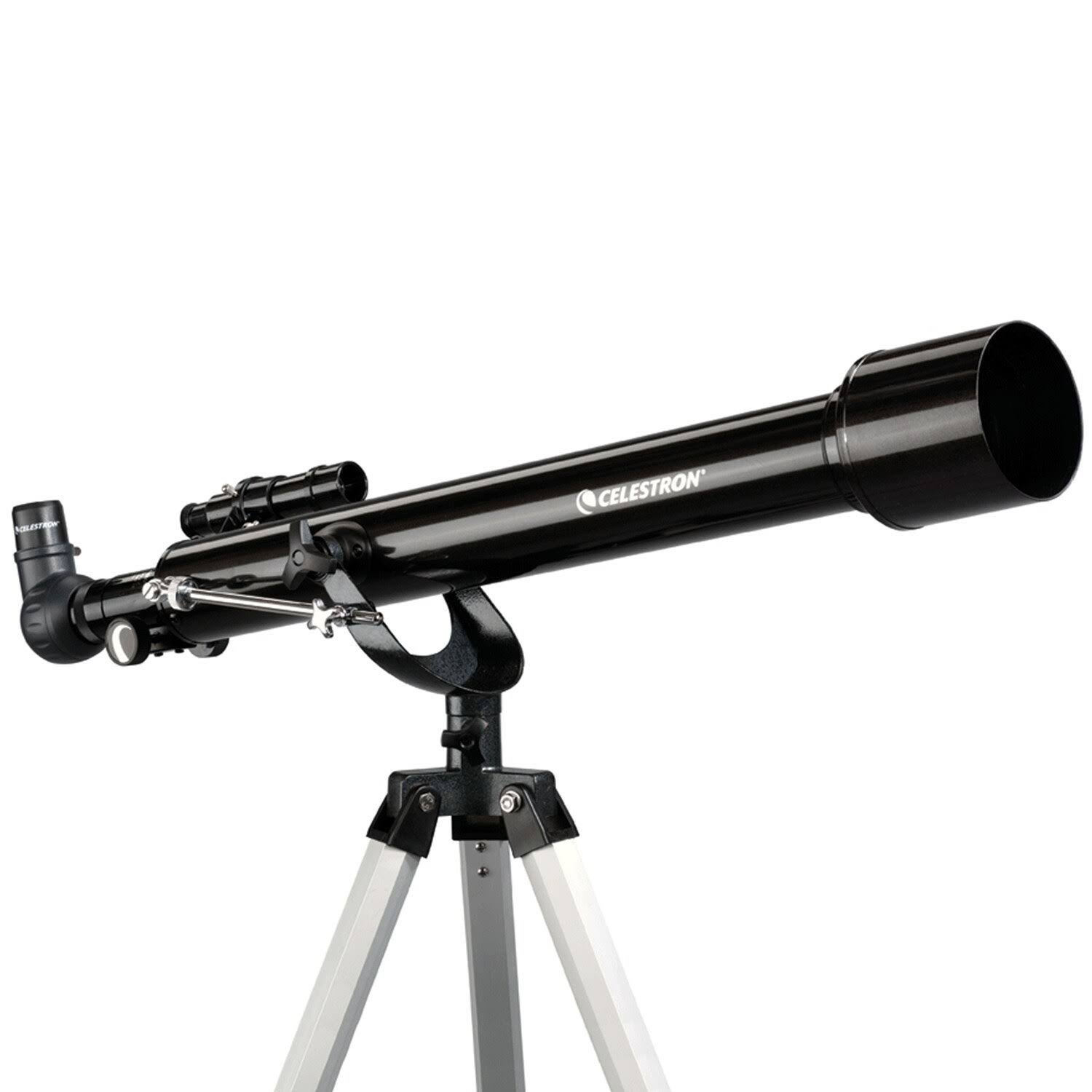 Celestron 60AZ PowerSeeker Slow Motion Control Telescope Black WXF02